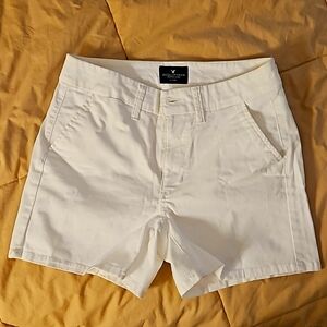 Women's stretch white shorts Size 2
